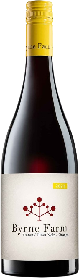 Byrne Farm Shiraz Pinot Noir 2021 bottle — Orange